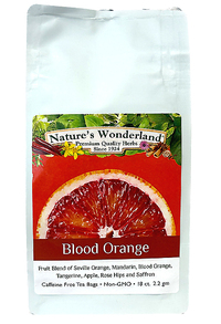 Blood Orange Tea Blend - Organic, 18 tea bags (Nature's Wonderland)
