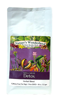 Detox Wellness Tea - Organic,  18 tea bags (Nature's Wonderland)