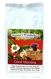 Good Morning Tea Blend - Organic, 18 tea bags (Nature's Wonderland)