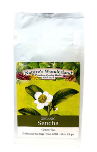 Sencha Green Tea - Organic, 18 tea bags (Nature's Wonderland)
