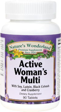 Active Woman Multivitamin, 90 Tablets (Nature's Wonderland)