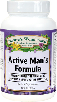 Active Man Multivitamin, 90 Tablets (Nature's Wonderland)