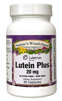 Lutein Plus - 20 mg, 60 Capsules (Nature's Wonderland)