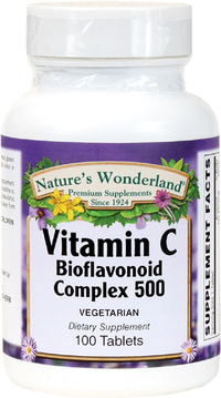 C-500 Bioflavonoid Complex, 100 Tablets (Nature's Wonderland)