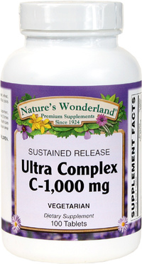 C-1000 Ultra Complex Sustained Release, 100 Tablets (Nature's Wonderland)