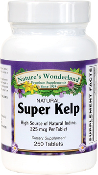 Kelp (Super), 250 Tablets (Nature's Wonderland)