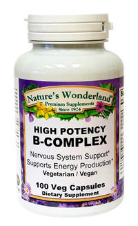 B Complex / B-50, 100 Veg Capsules (Nature's Wonderland)