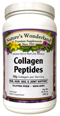 Collagen Peptides Powder, 19.76 oz / 560 g (Nature's Wonderland)   