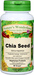 Chia Seed Capsules - 650 mg, 60 Veg Capsules (Salvia hispanica)