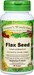 Flax Seed Capsules - 600 mg, 60 Veg Capsules (Linum usitatissimum)