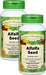 Alfalfa Seed Capsules, Organic  - 675 mg, 60 Veg Capsules each (Medicago sativa)