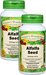 Alfalfa Seed Capsules - 675 mg, 60 Veg Capsules each (Medicago sativa)